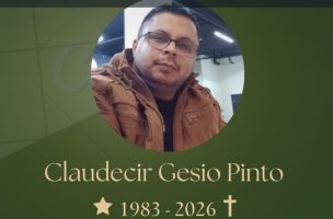 Foto em memória de Claudecir Gesio Pinto
